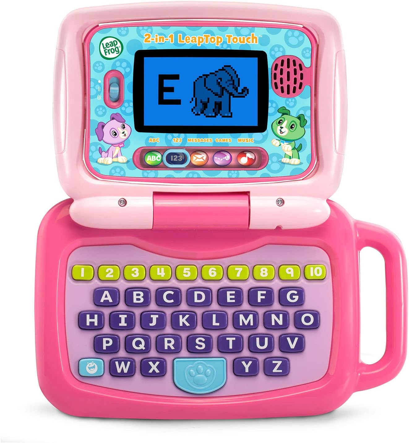 LeapFrog 二合一 LeapTop Touch，粉紅色
