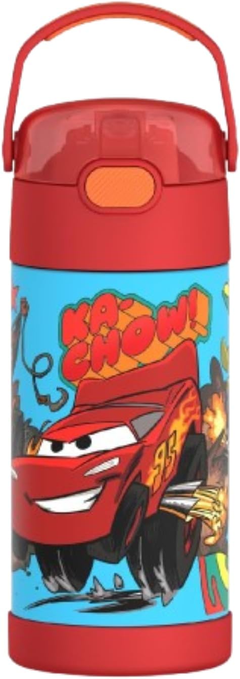 THERMOS FUNTAINER 水瓶帶吸管，12 盎司，汽車