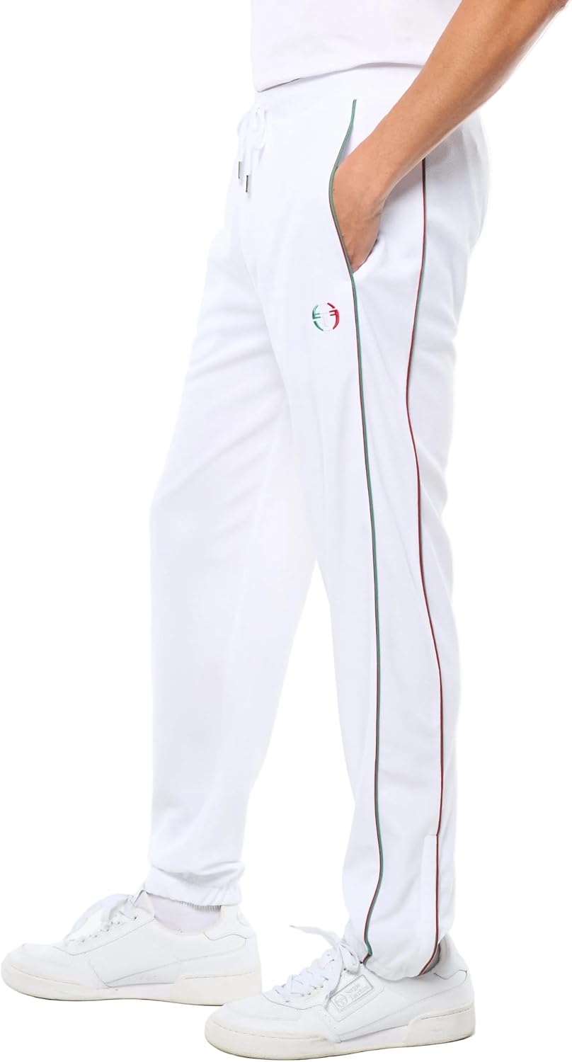 Sergio Tacchini Eredita 男款運動褲 - 亮白色 - 運動褲