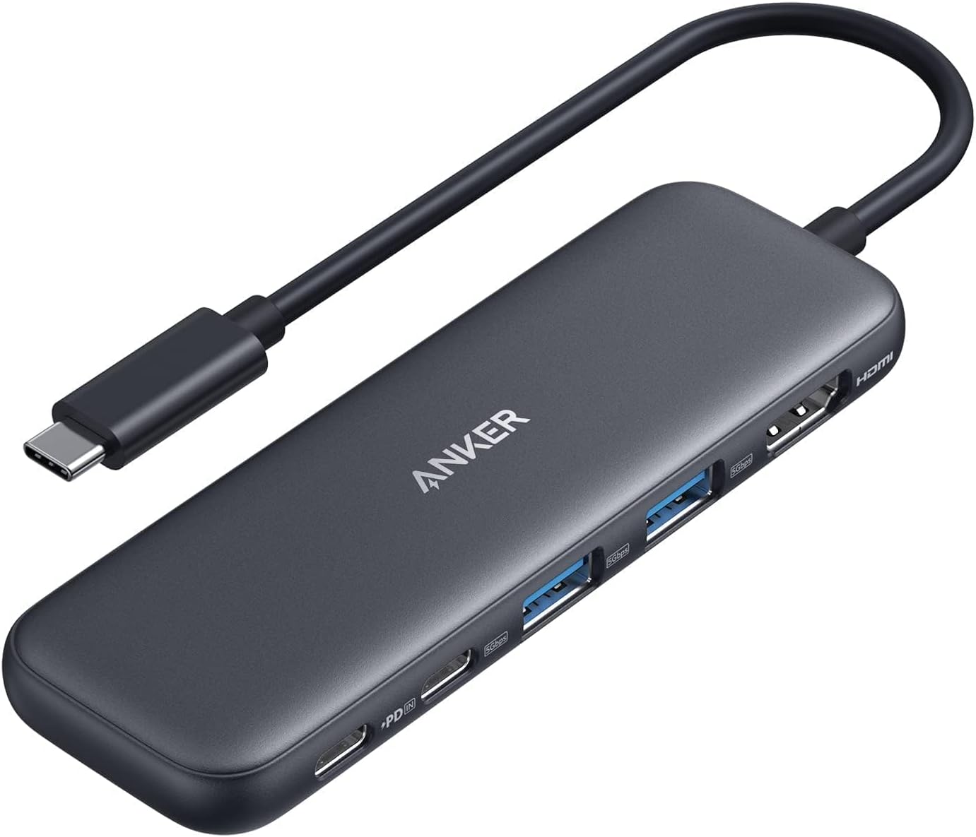 Anker USB C 集線器，5 合 1 USBC 轉 HDMI 分配器，帶 4K 顯示屏