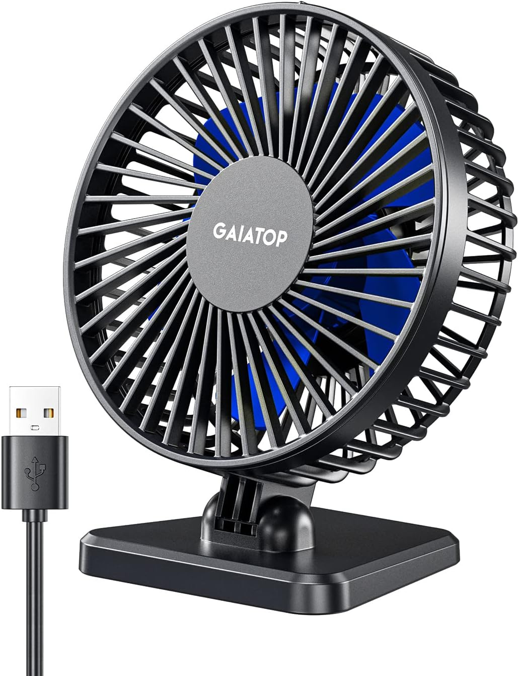 Gaiatop USB 檯扇，個人手提靜音小桌上風扇
