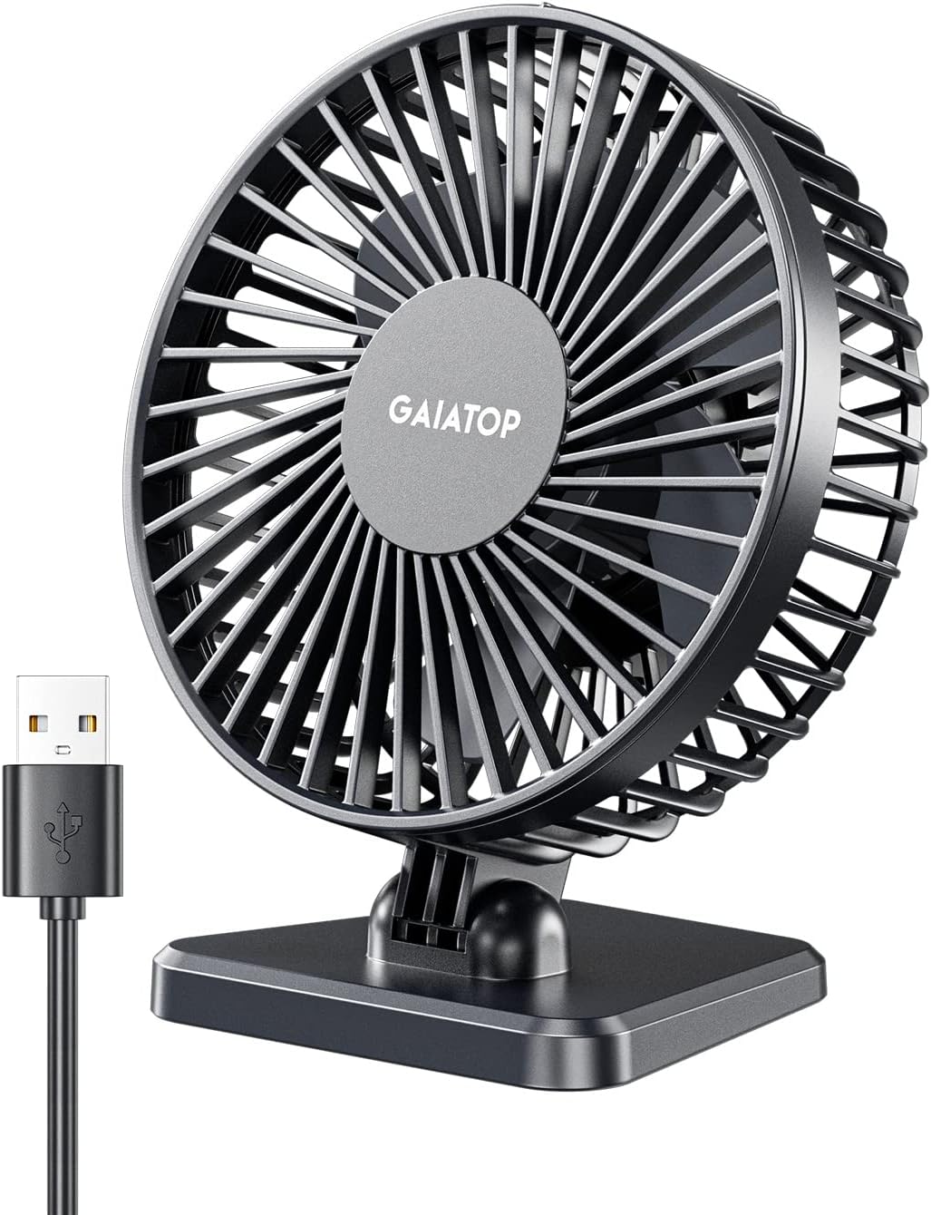 Gaiatop USB 檯扇，個人手提靜音小桌上風扇