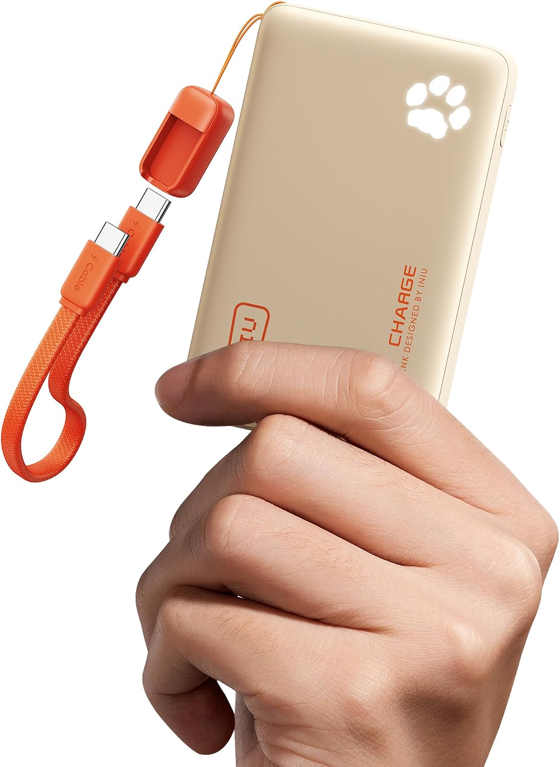 INIU 10000mAh 45W 快充便攜式充電器，小型旅行行動電源