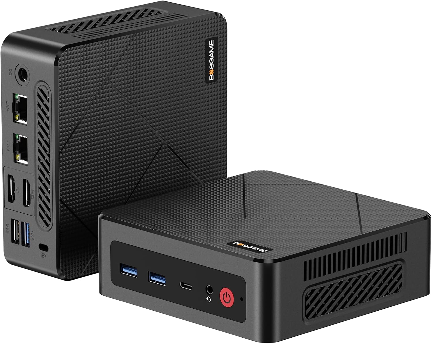 BOSGAME E4 Air 迷你電腦，AMD 銳龍 5 3500U 8GB DDR4 256GB SATA 固態硬碟