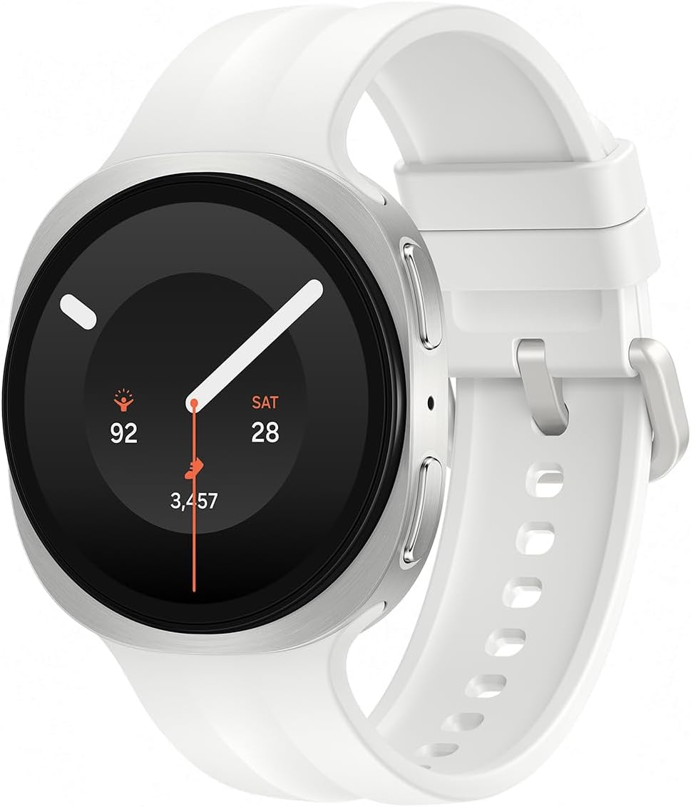 三星 Galaxy Watch9 AI 智慧手錶 40 毫米，簡約設計，奶油色