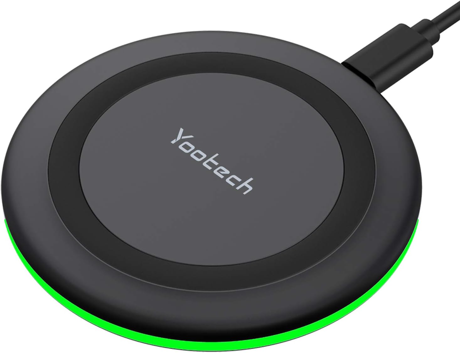 Yootech 無線充電器，最大 10W 無線充電板（無交流電轉接器）