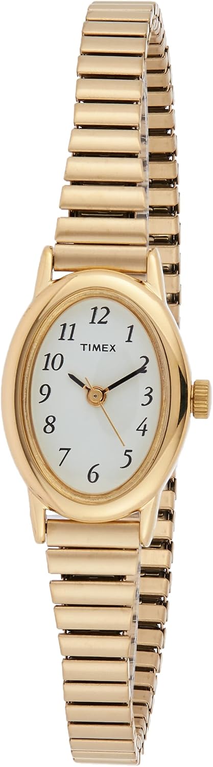 Timex 女士 Cavatina 手錶 - TP 珍珠錶盤金色錶殼