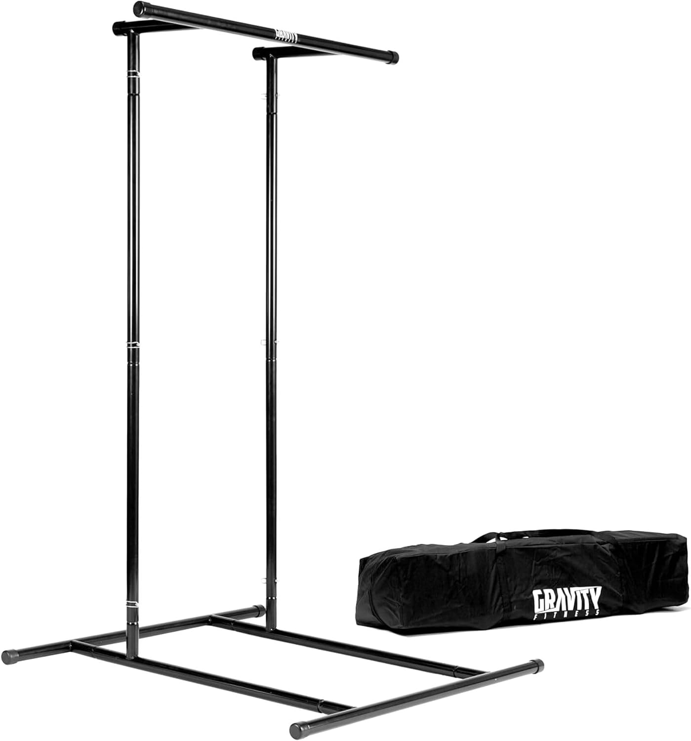 Gravity Fitness Klimmzugstange - Tragbares Klimmzuggestell 家用健身器材 柔軟體操與 Körpergewichtstraining - Verstellbares Klimmzuggestell & Dip-Station