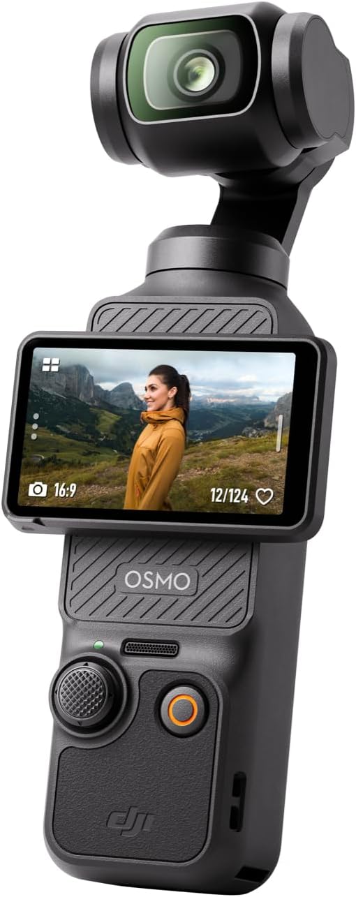 DJI Osmo Pocket 3 視訊部落格相機，附 1 吋 CMOS 和 4K/120fps 視頻