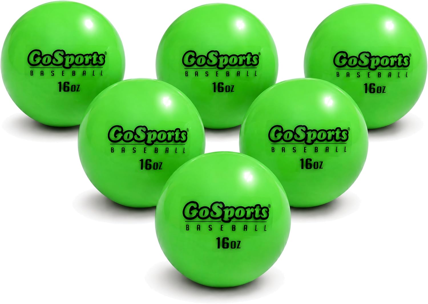 GoSports 16 盎司加重訓練棒球，6 件裝 - 選擇標準或 PRO