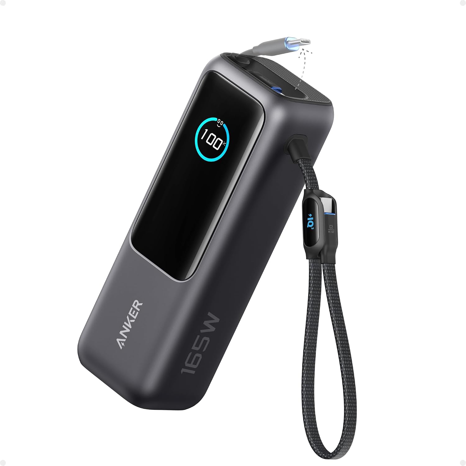 Anker 筆記型電腦行動電源，25,000mAh 旅行必備，總輸出 165W