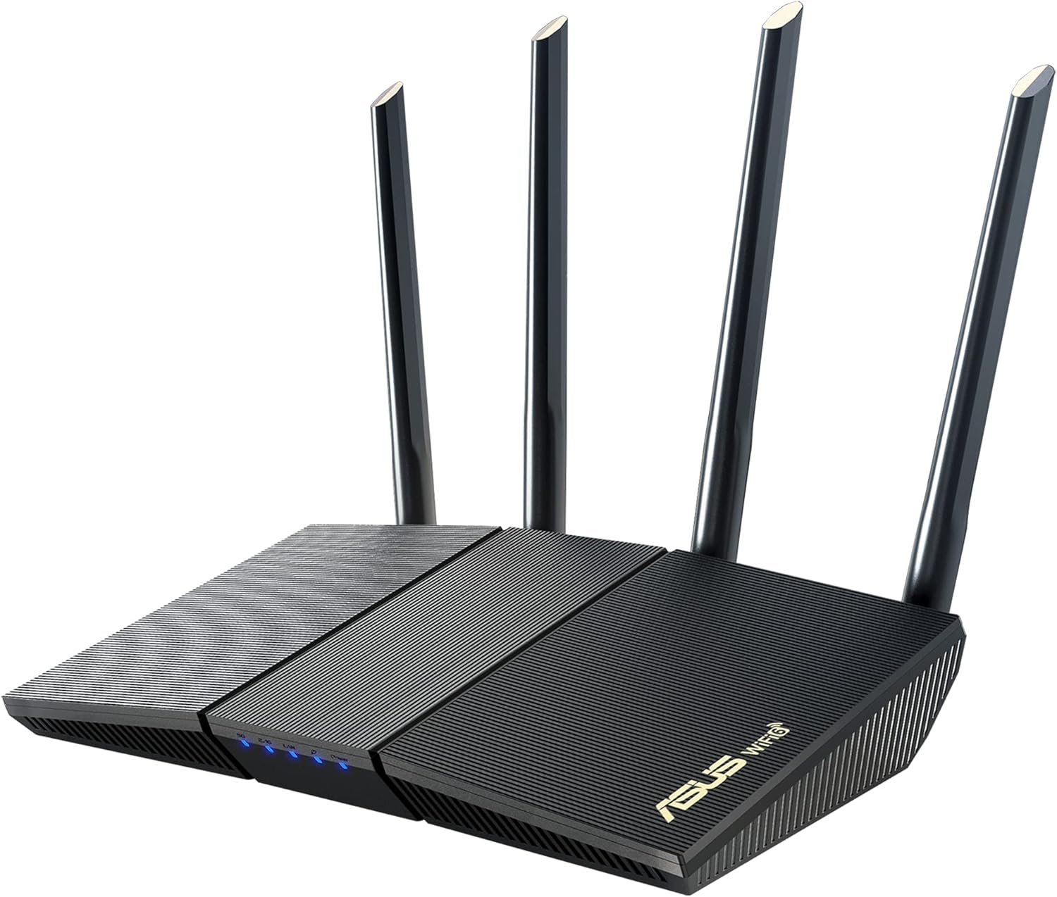 ASUS RT-AX1800S 雙頻 WiFi 6 可擴充路由器、免訂閱網路安全、家長監護、內建 VPN、相容 AiMesh、遊戲和串流媒體、智慧家居