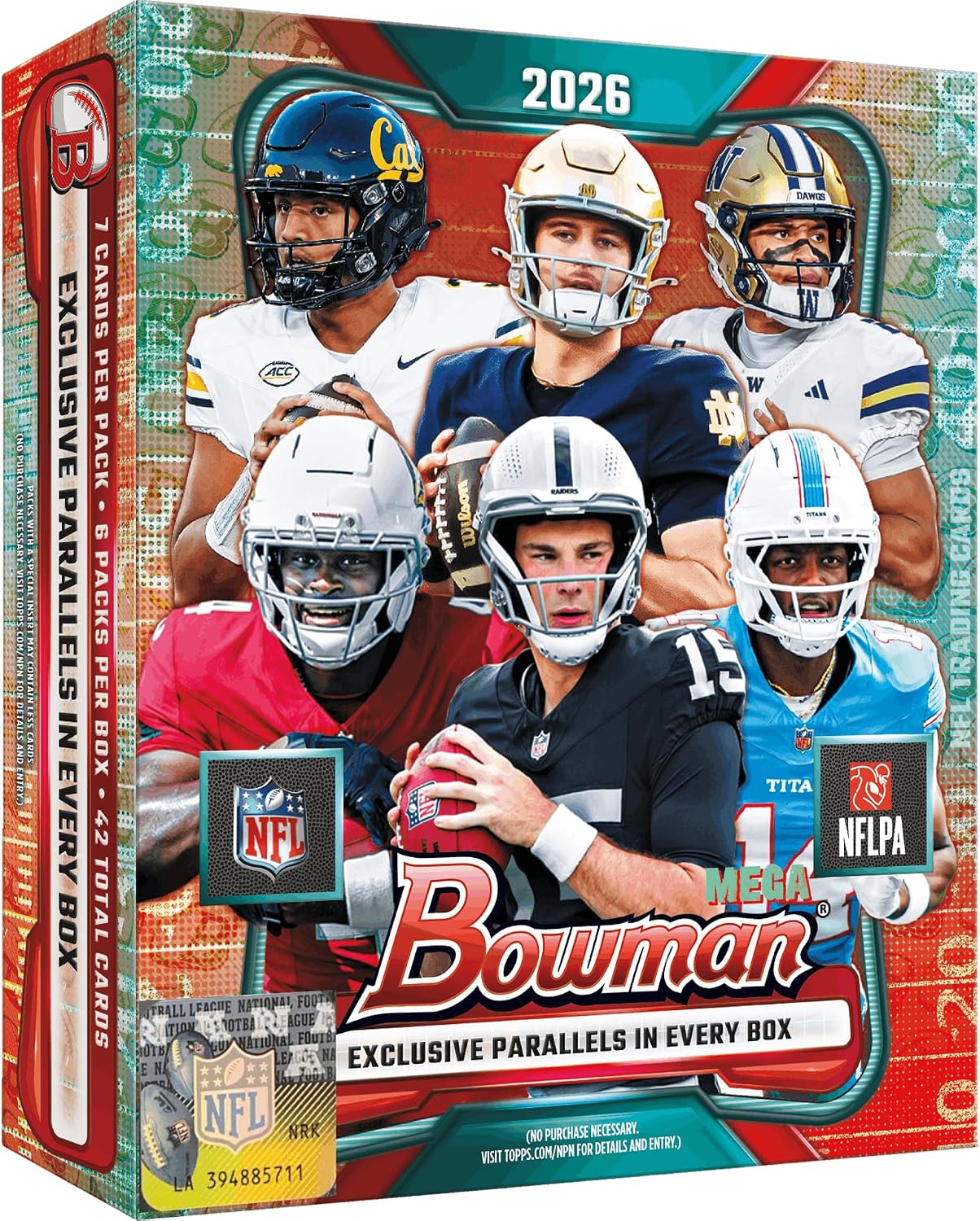 2026 Bowman 橄欖球 - 工廠密封 - 巨型盒子