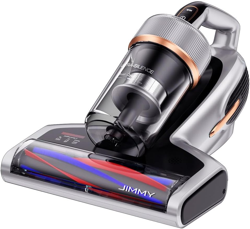 Jimmy BX7 Pro 除蟎吸塵器 700 W 強力床墊清潔器，附 UV-C 光、塵蟎感應器、超音波功能、16 Kpa 吸力手持式吸塵器，適用於床墊、沙發、床