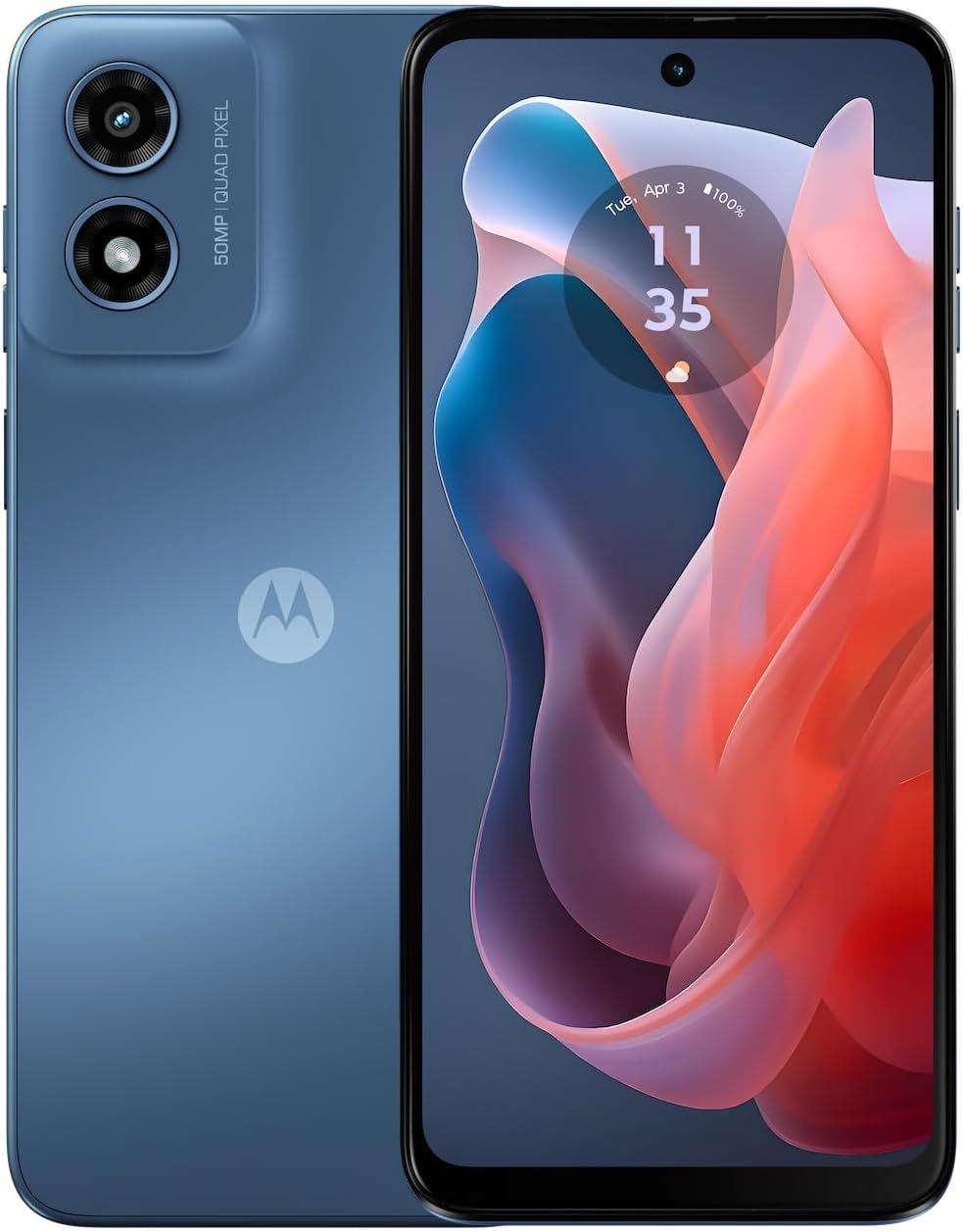摩托羅拉 Moto G Play LTE |解鎖|專為美國 4/64GB 打造 | 50MP 相機 |寶石藍